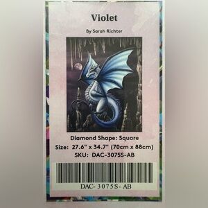 Diamond Art Club Violet by Sarah Richter Diamond Painting
